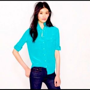 J. Crew Silk Blythe Blouse
